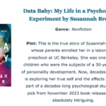 Facts Infant Highlighted on Beyond the Bookends’ ‘most anticipated’ checklist — SUSANNAH BRESLIN