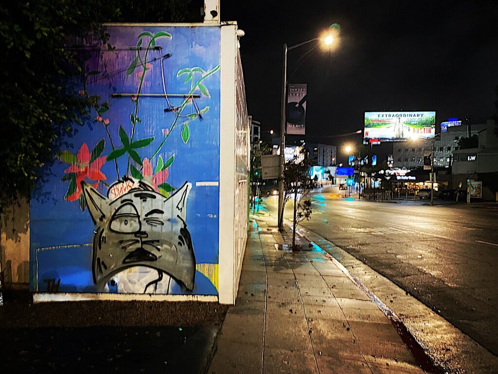 Sunset Boulevard at Night