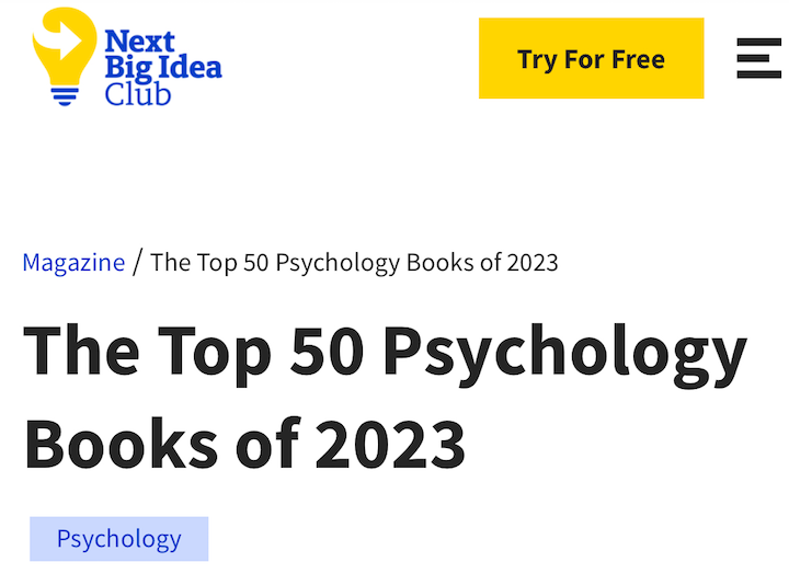 Facts Child Is A single of the Best Psychology Publications of 2023 — SUSANNAH BRESLIN