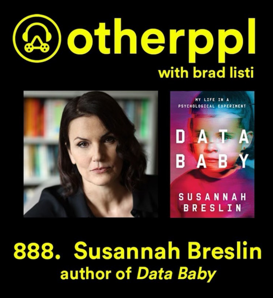 Hear to an Job interview with me on Otherppl with Brad Listi — SUSANNAH BRESLIN